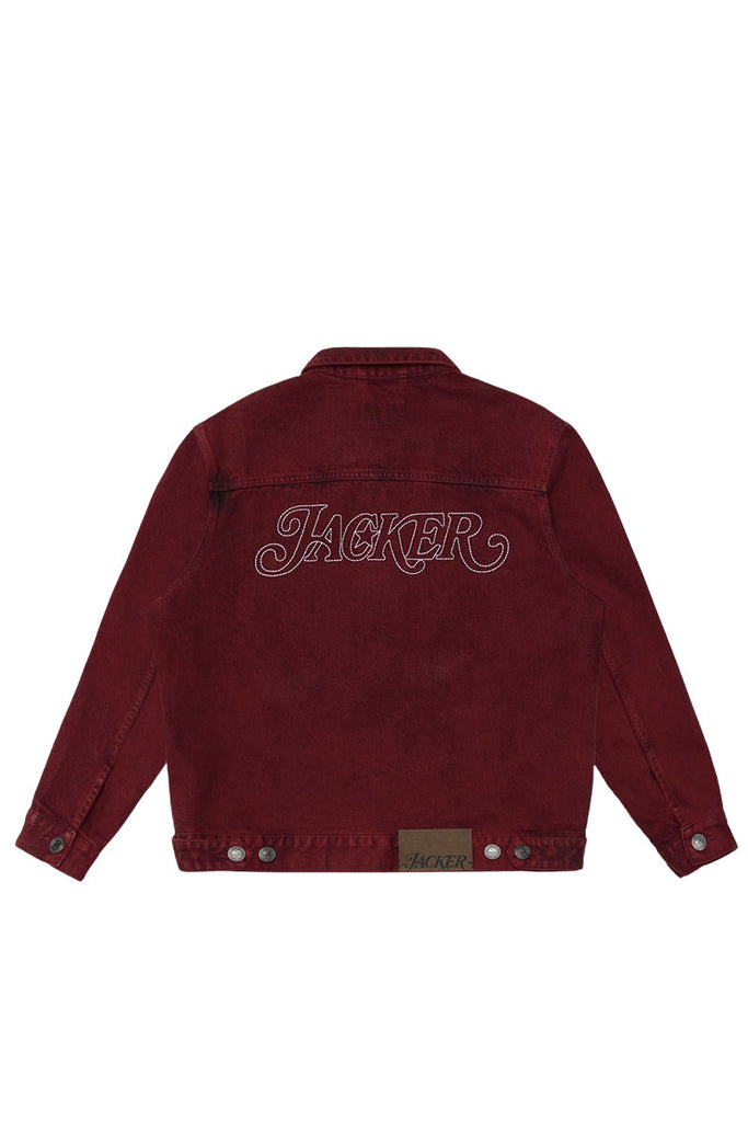 JACKER SENTENZA DENIM JACKET Red