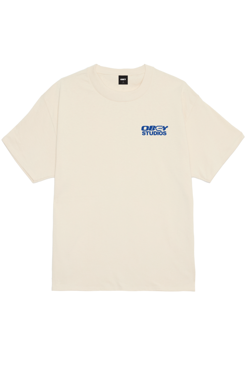OBEY DESIGN STUDIO T-SHIRT Cream