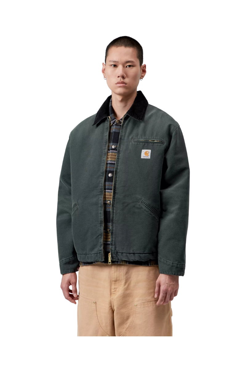CARHARTT WIP OG DETROIT JACKET Raven / Black Stone Canvas