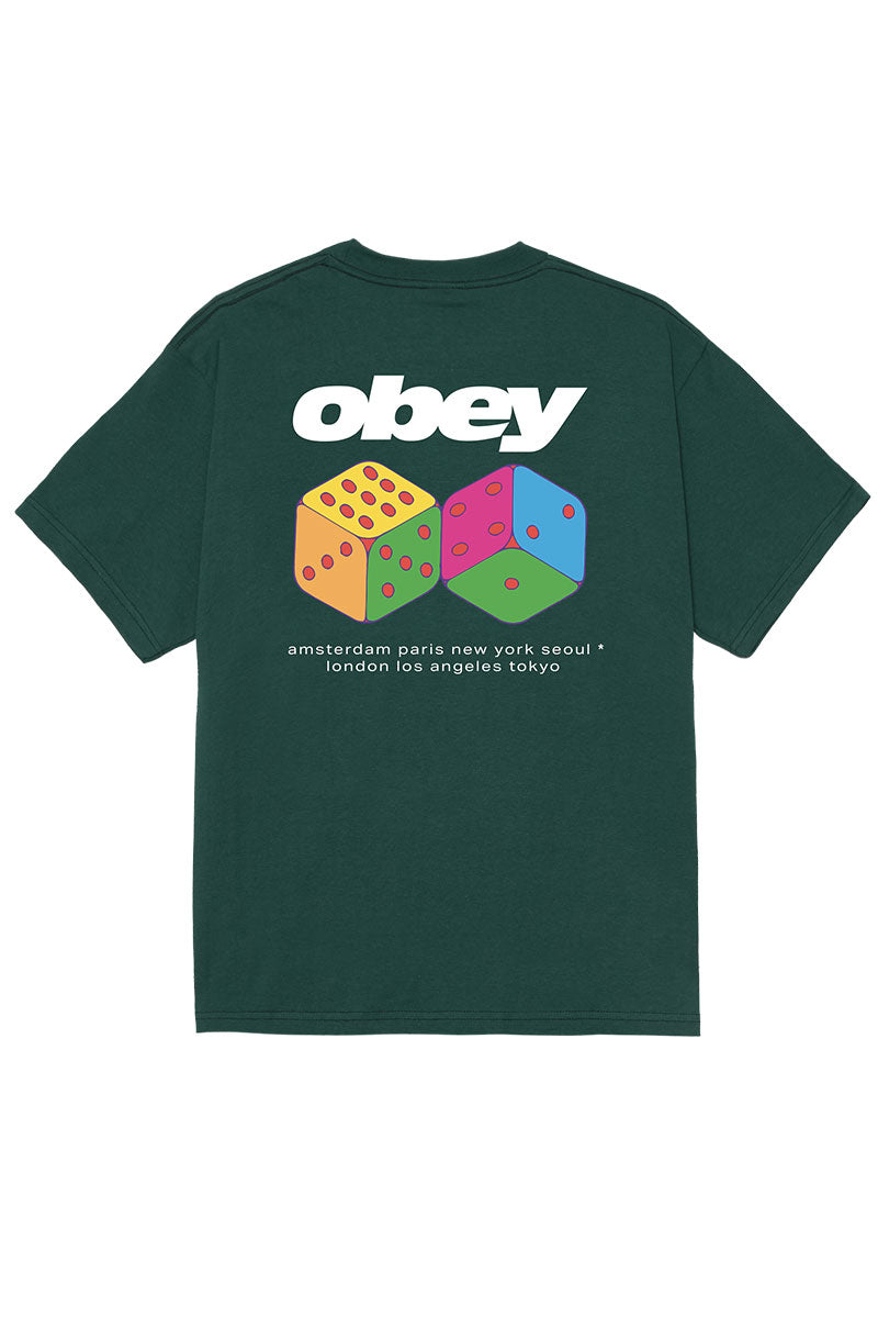 OBEY DICE Rain Forest T-SHIRT
