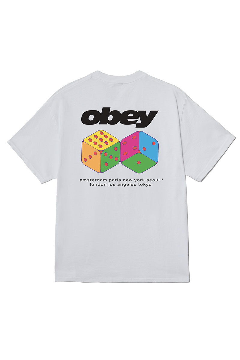 OBEY DICE T-SHIRT White