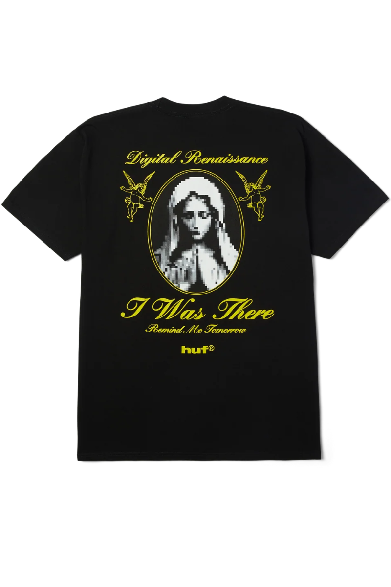 HUF DIGITAL RENAISSANCE T-SHIRT Black