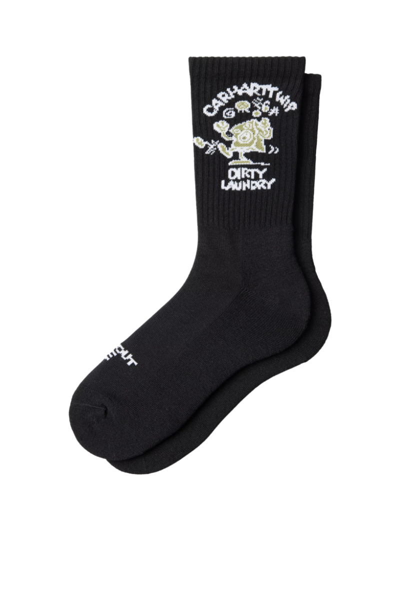 CARHARTT WIP DIRTY LAUNDRY SOCKS Black