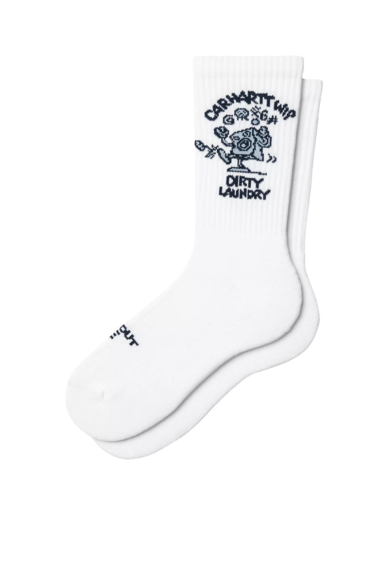 CARHARTT WIP DIRTY LAUNDRY SOCKS White