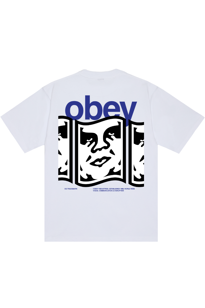 OBEY DISRUPTION T-SHIRT White