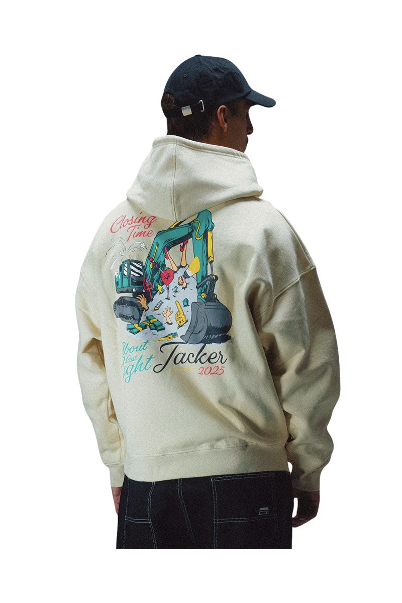 JACKER CLOSING TIME HOODIE Beige