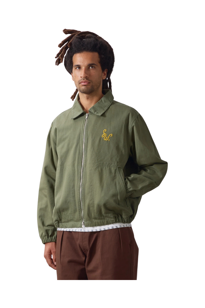 SERVICE WORKS DOVE WORK JACKET Olive