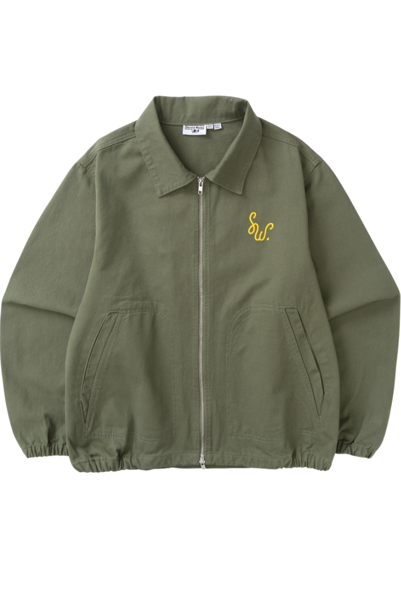 SERVICE WORKS DOVE WORK JACKET Olive