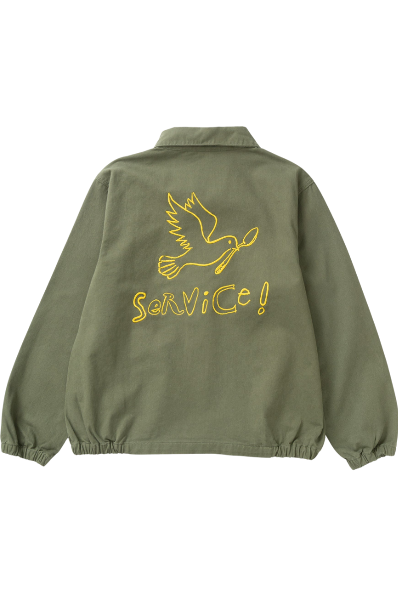 SERVICE WORKS DOVE WORK JACKET Olive