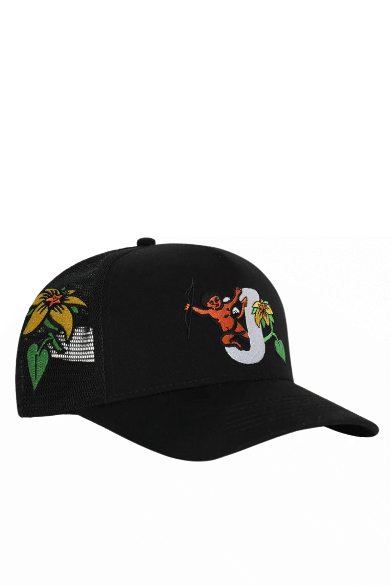 JACKER DREAM MAZE TRUCKER CAP Black