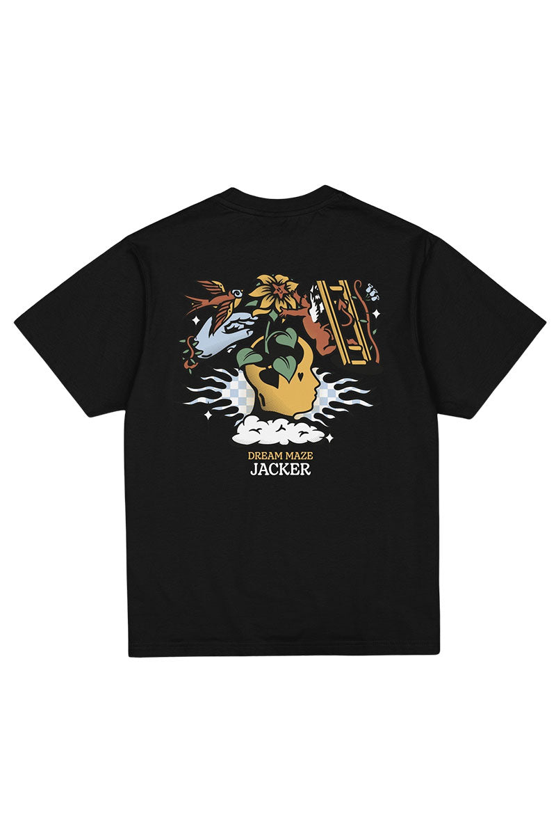 JACKER DREAM MAZE T-SHIRT Black