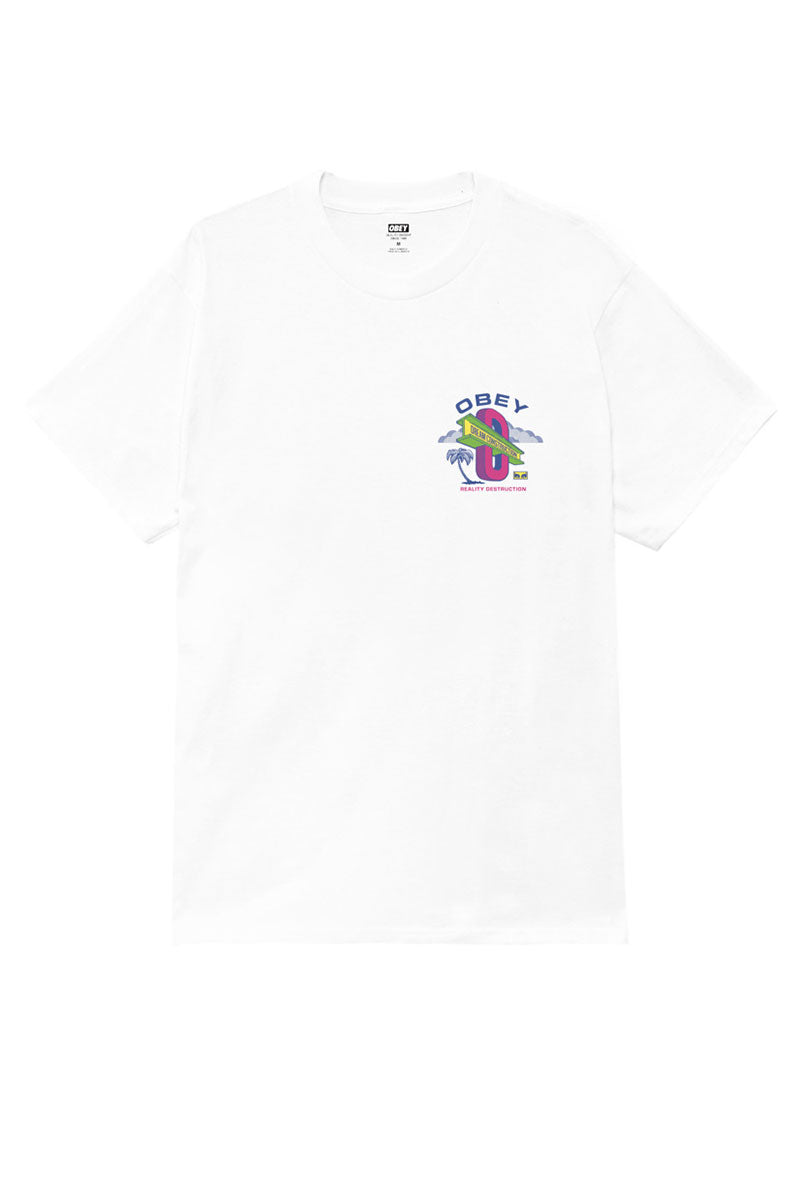 OBEY DREAM CONSTRUCTION T-SHIRT White