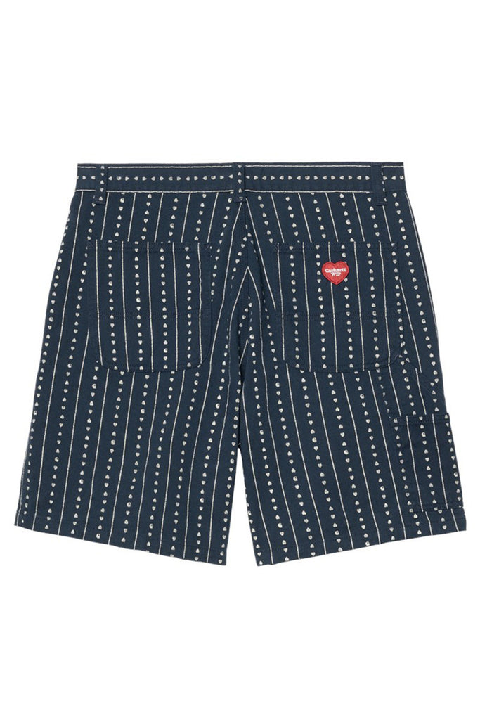 CARHARTT WIP DREWE SHORT Heart C Pinstripe / Ink