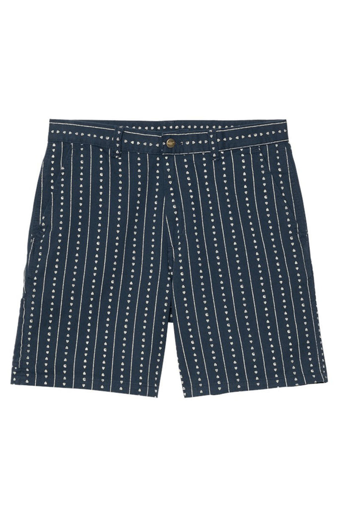 CARHARTT WIP DREWE SHORT Heart C Pinstripe / Ink