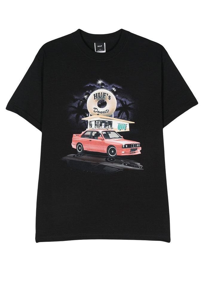 HUF DRIVE THRU T-SHIRT Black 