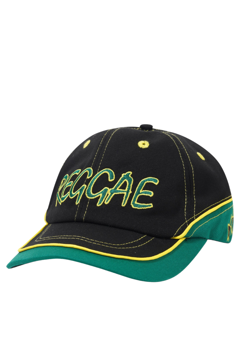 BUTTER DUB 6 PANEL CAP Black / Green