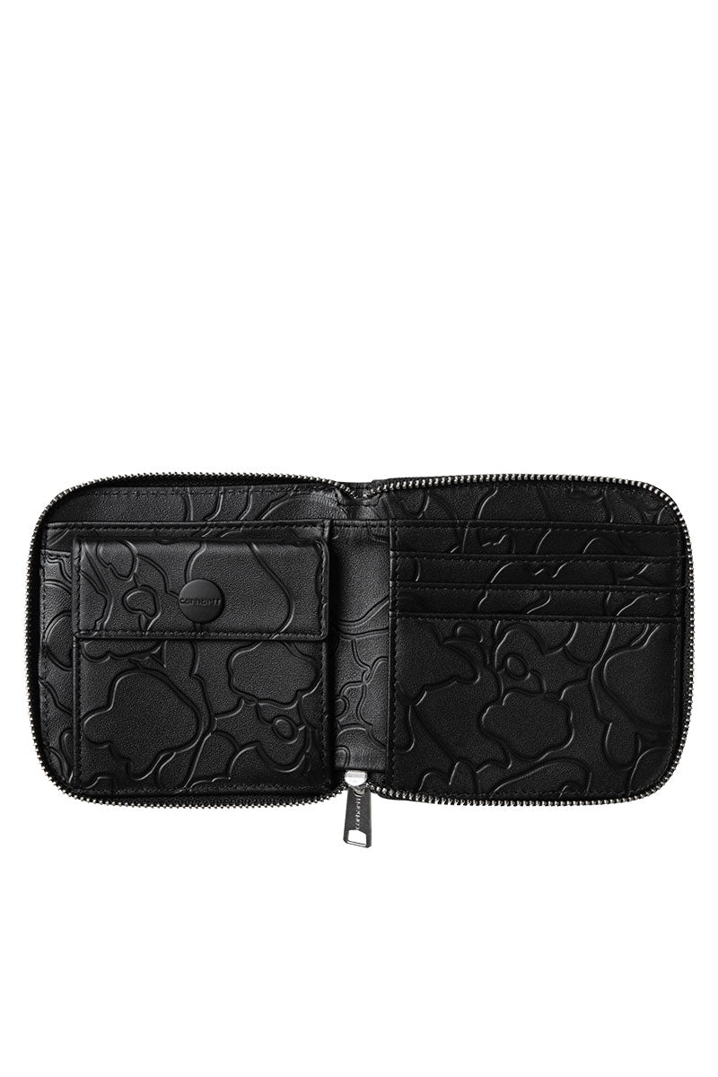 CARHARTT WIP CAMO DUCK WALLET Black / Black