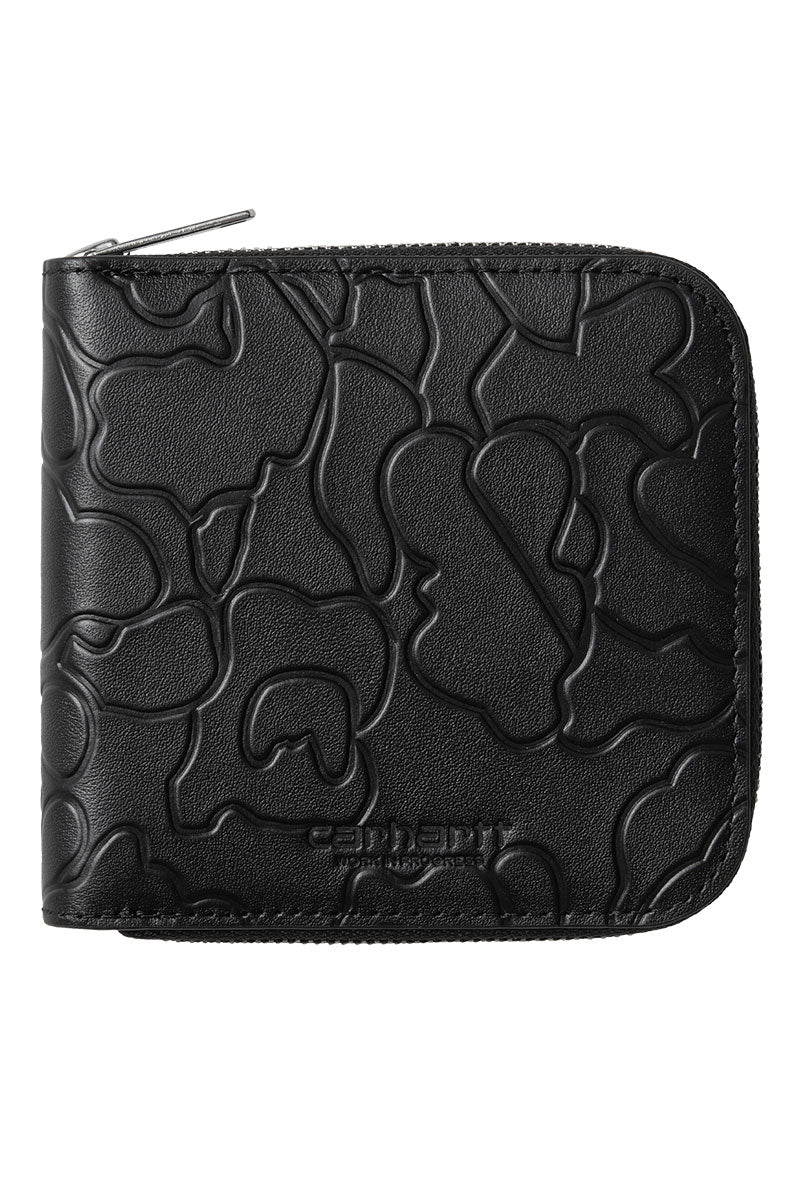 CARHARTT WIP CAMO DUCK WALLET Black / Black