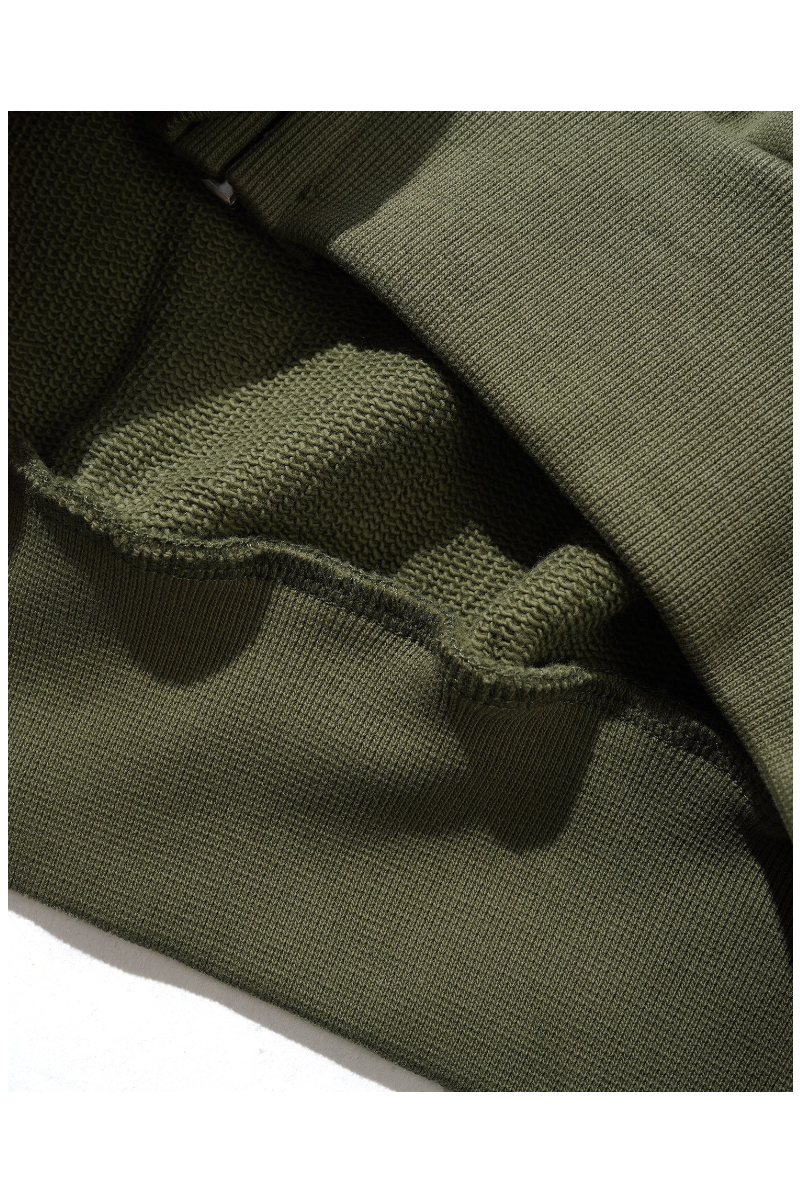 BUTTER REGISTERED ZIP-THRU HOOD Dull Army