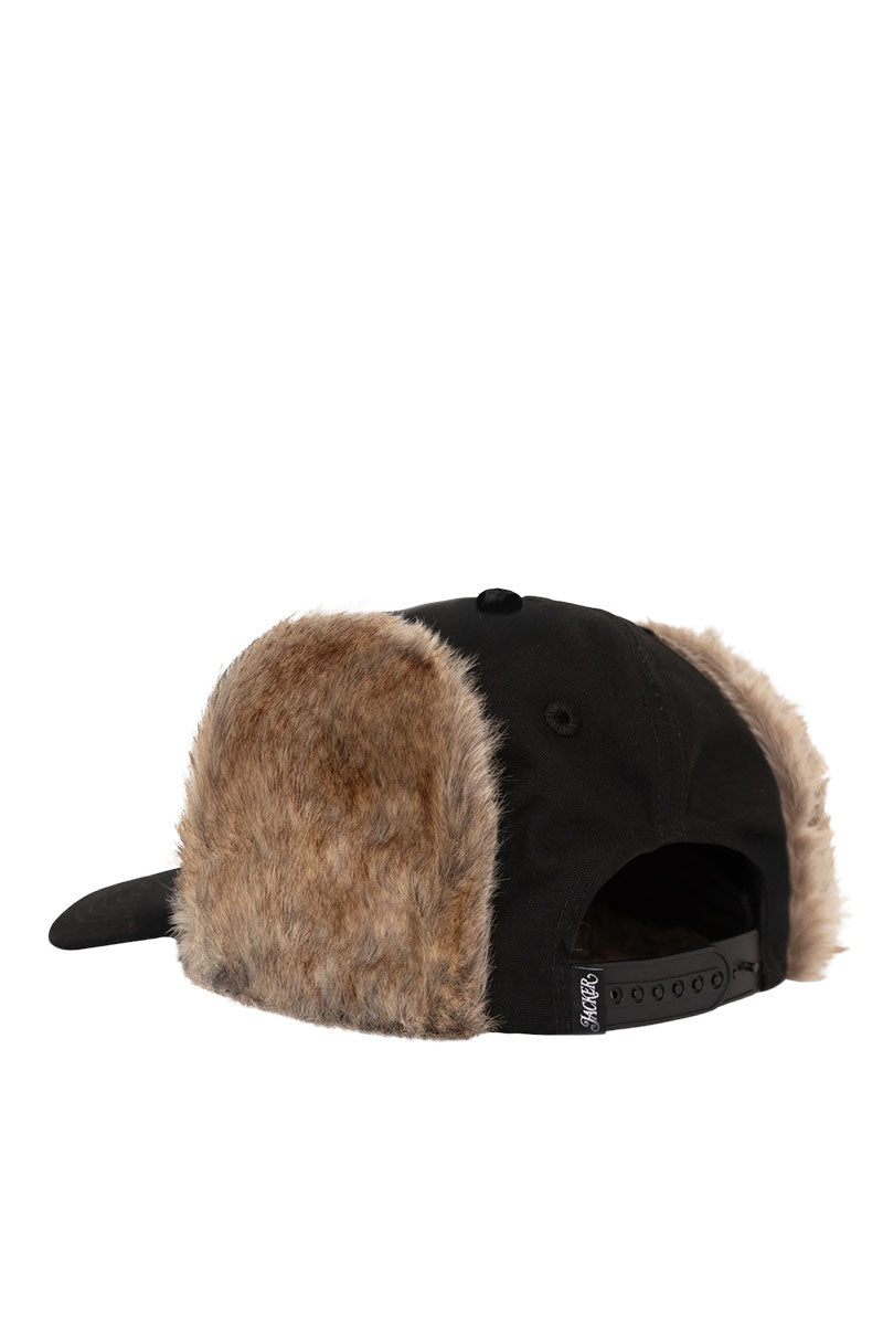 JACKER FLAP EAR SNAPBACK Black