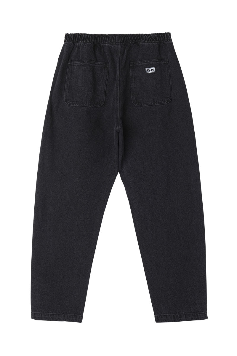 OBEY EASY DENIM PANT Faded Black