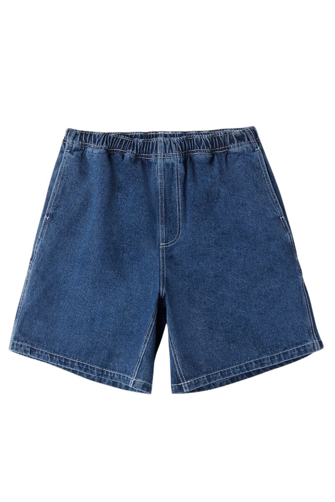 OBEY EASY DENIM CARPENTER SHORT Stone Wash Indigo