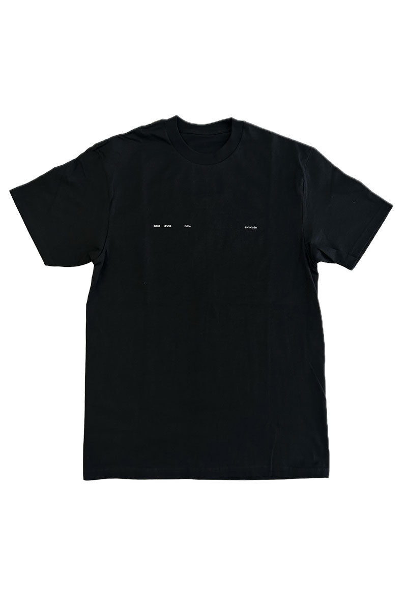EUROPA T-SHIRT Black / White