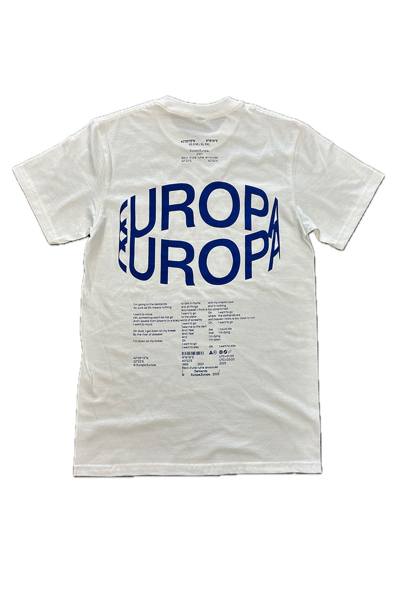 EUROPA T-SHIRT White / Blue