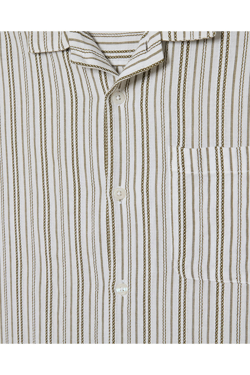 OBEY EVANS WOVEN Moss Green Multi