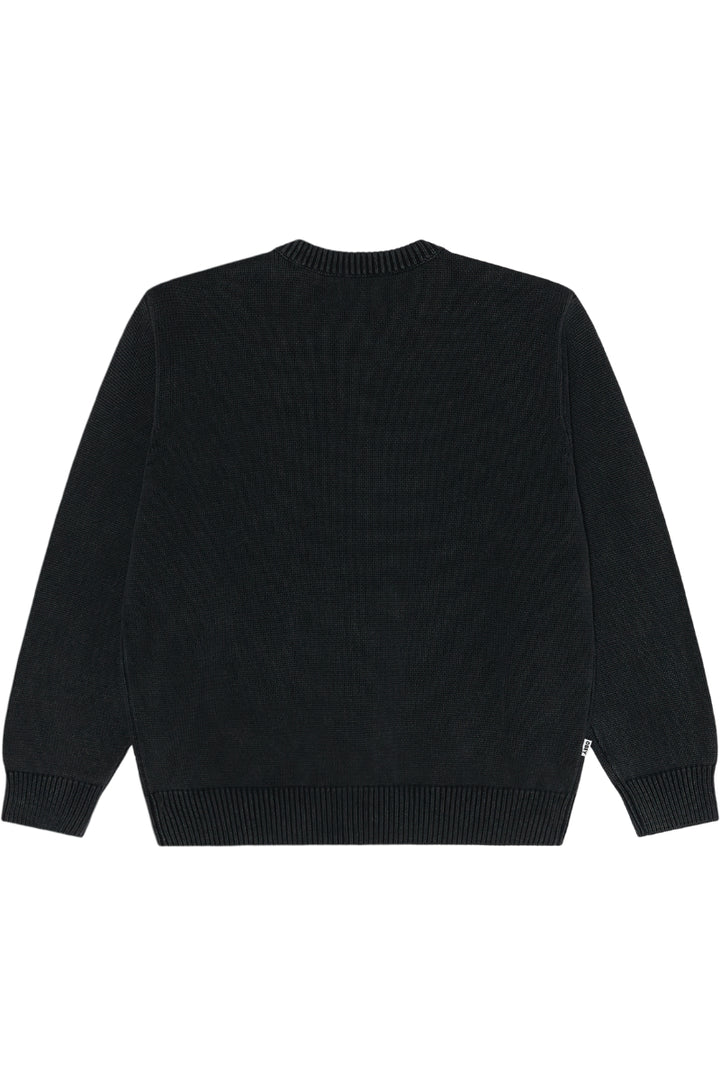 Obey Fade Wash Speed Logo Sweater Digital Black – view 2