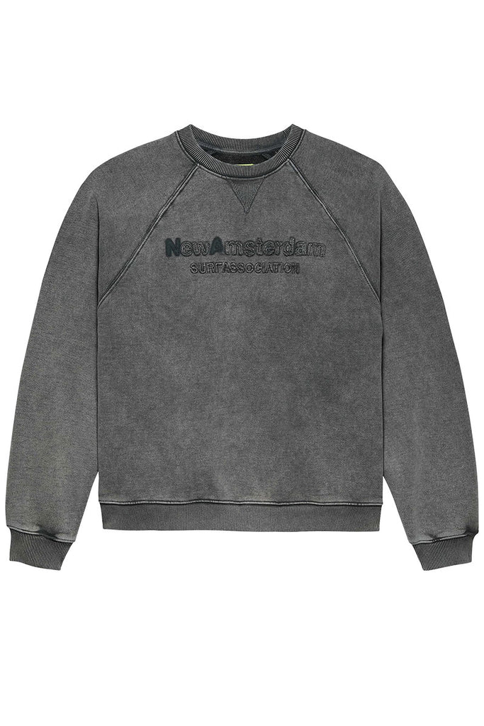 NEW AMSTERDAM FALL OFF CREWNECK Iron Gate