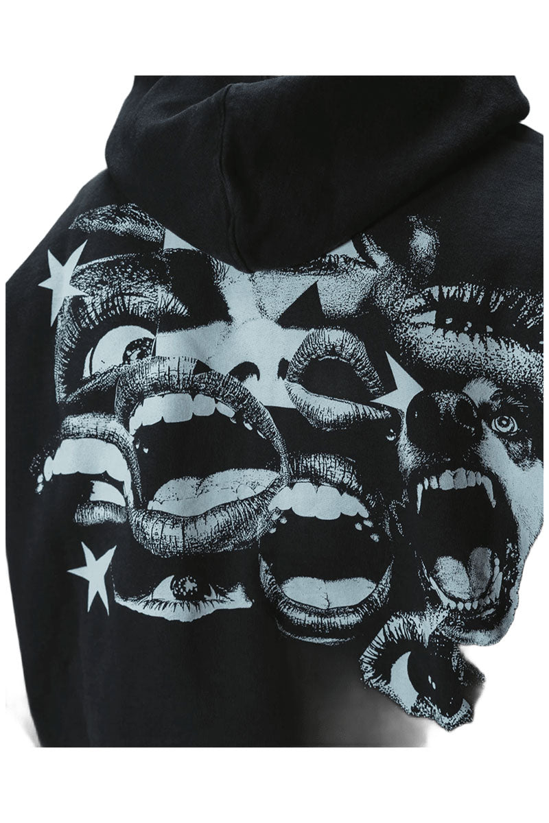 JACKER FEARLESS HOODIE ZIP Washed Black
