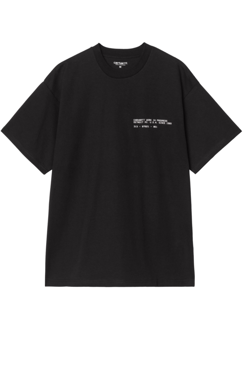 CARHARTT WIP FEATHER PROGRESS T-SHIRT Black