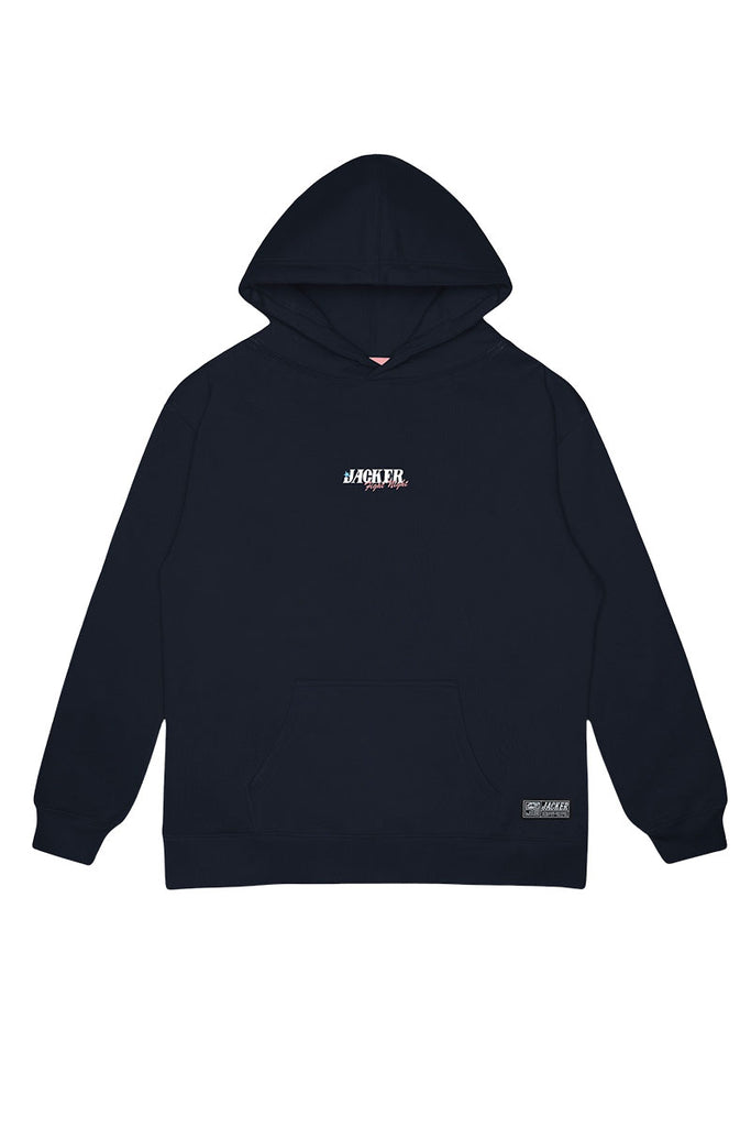 JACKER FIGHT HOOD Navy 