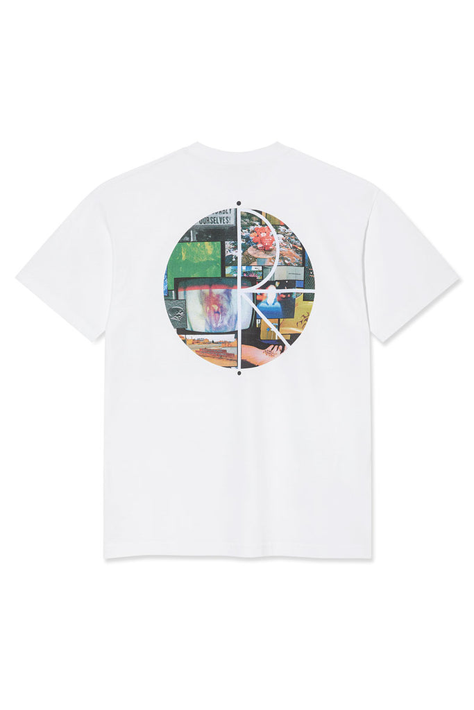 POLAR FILL LOGO T-SHIRT OURSELVES COLLAGE White