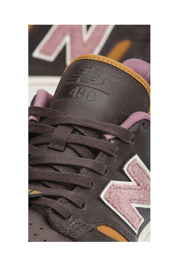 NB NUMERIC 480 " JEREMY FISH" Brown / Pink