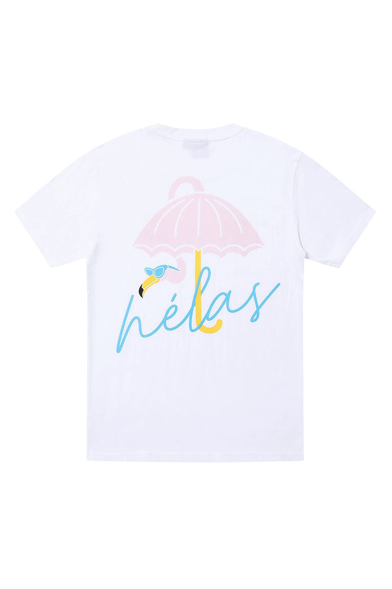 HELAS CAPS FLAMINGO T-SHIRT White