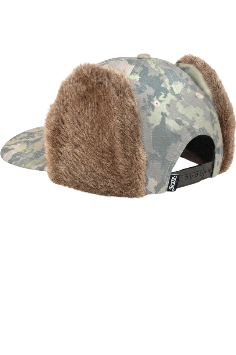 JACKER FLAT EAR SNAPBACK CAP Desert Camo