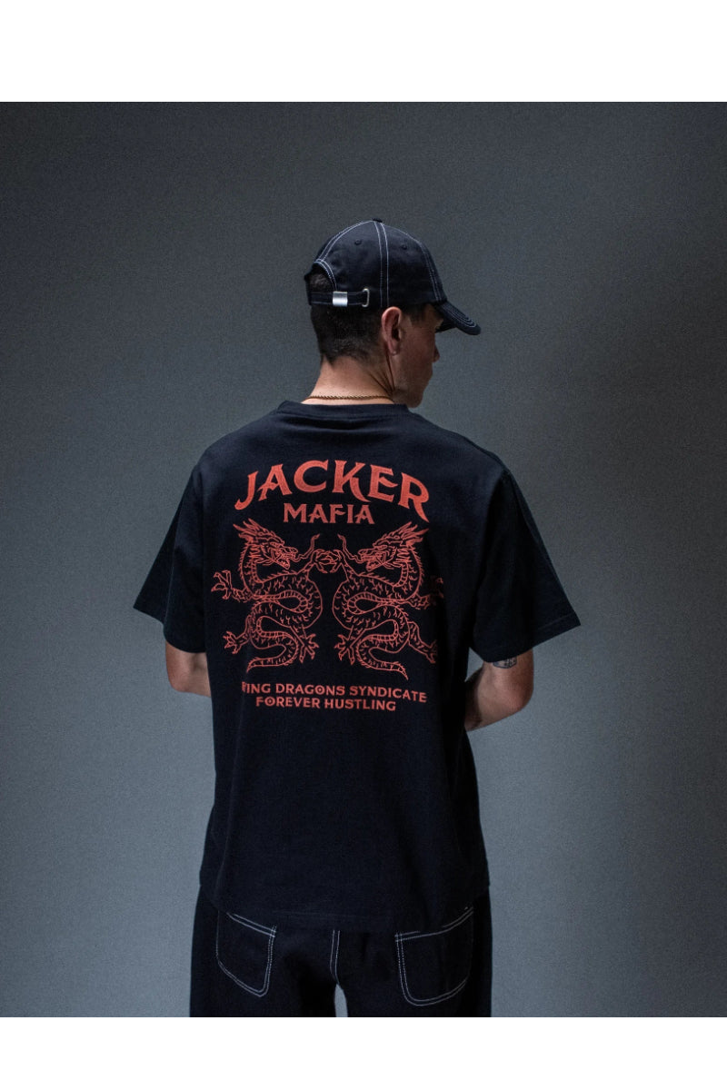 T-shirt Jacker Flying Dragons noir – vue 2