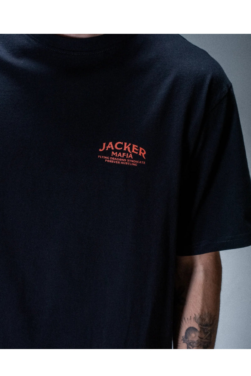 T-shirt Jacker Flying Dragons noir – vue 4