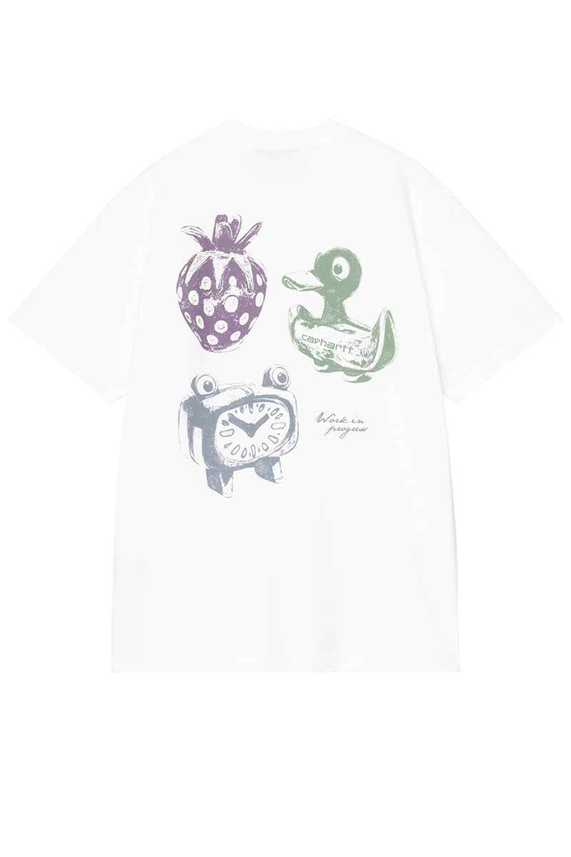 CARHARTT WIP FORMA T-SHIRT White Heavy Stone Wash 