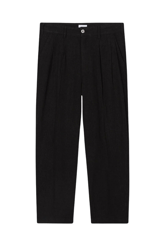 OBEY FUBAR LINEN PLEATED PANT Digital Black