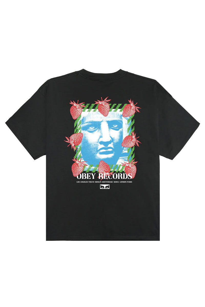 OBEY GARDEN T-SHIRT Vintage Black