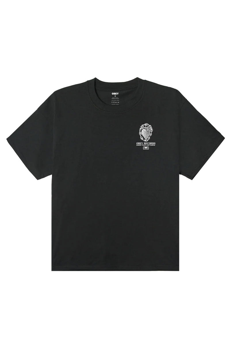 OBEY GARDEN T-SHIRT Vintage Black