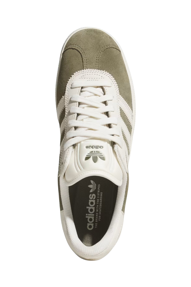 ADIDAS SKATEBOARDING GAZELLE ADV Olive / White