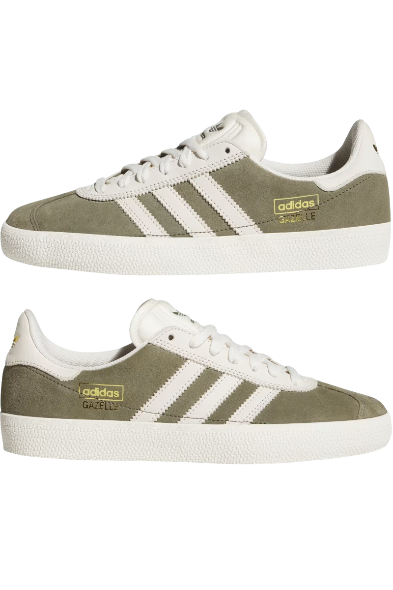 ADIDAS SKATEBOARDING GAZELLE ADV Olive / White