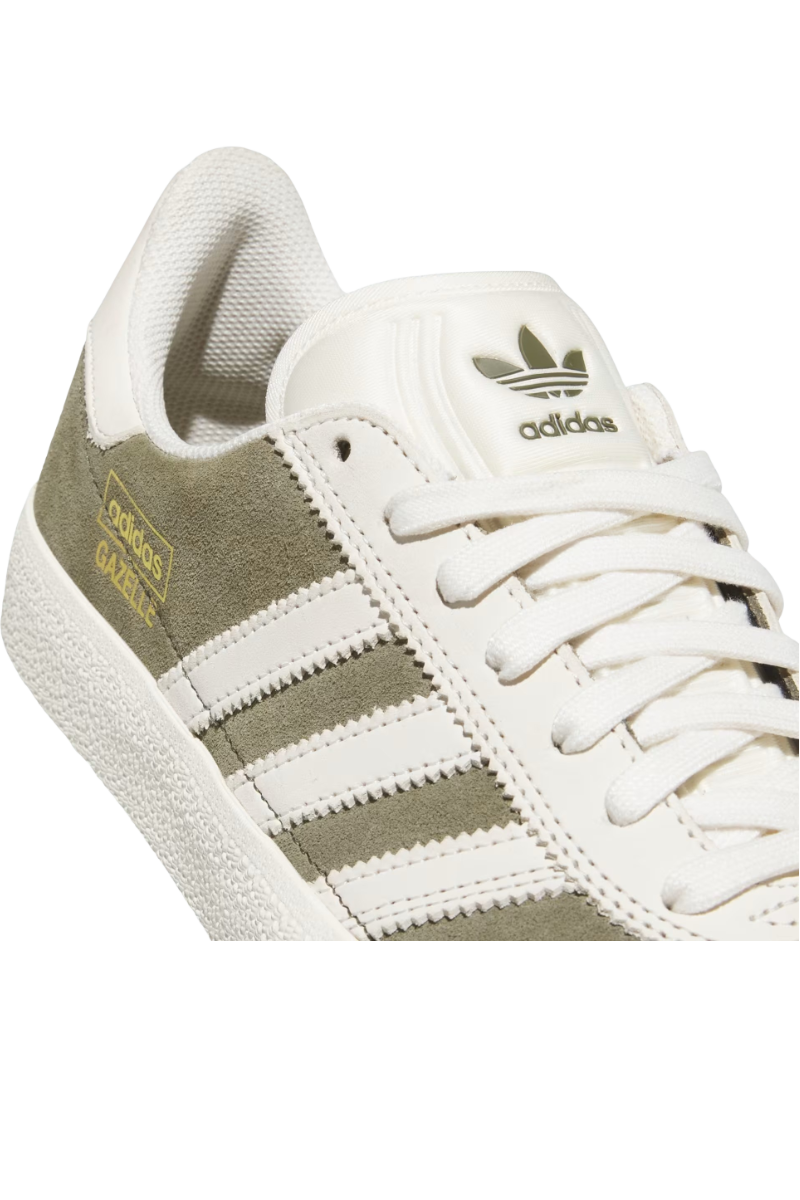 ADIDAS SKATEBOARDING GAZELLE ADV Olive / White