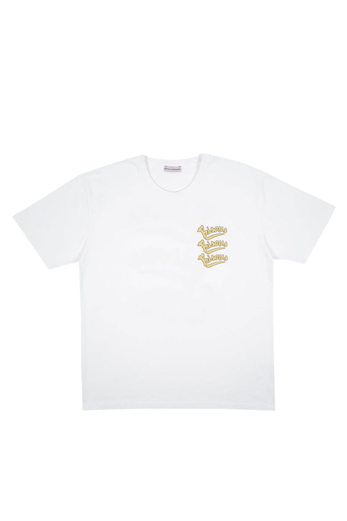 BISOUS SKATEBOARD T-SHIRT GIANNI White