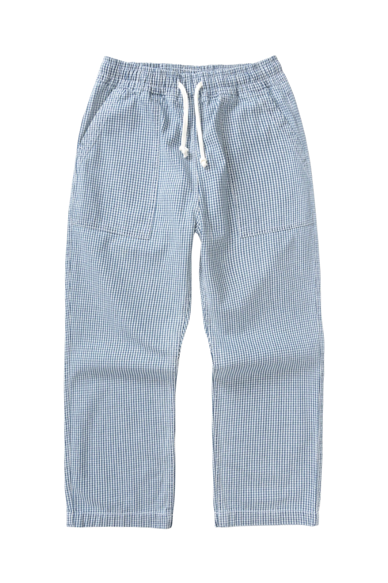 SERVICE WORKS HOUSE GINGHAM CHEF PANTS Blue