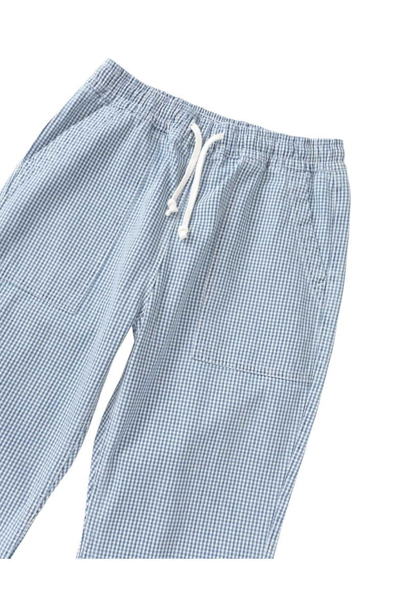 SERVICE WORKS HOUSE GINGHAM CHEF PANTS Blue